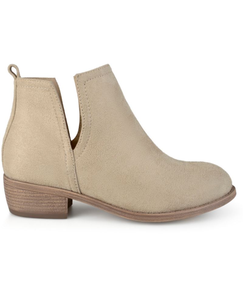 Women's Rimi Notched Ankle Stacked Heel Booties