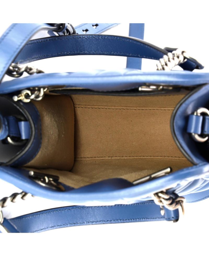 Mini GG Marmont Handle Crossbody Bag Matelasse Leather
