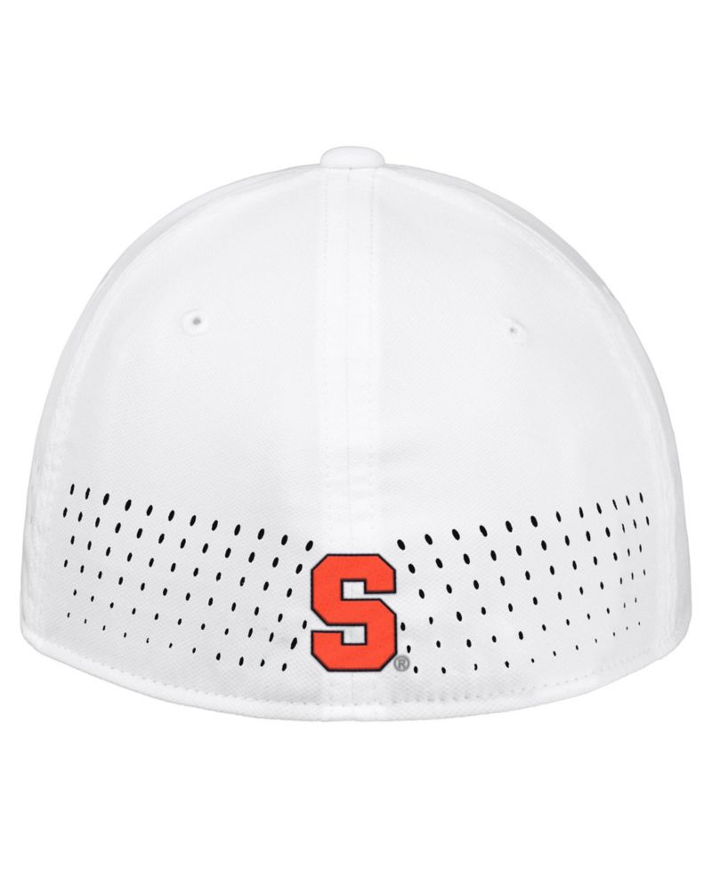 Men's White Syracuse Orange 2026 On-Field AeroBill SwooshFlex Dri-FIT Hat