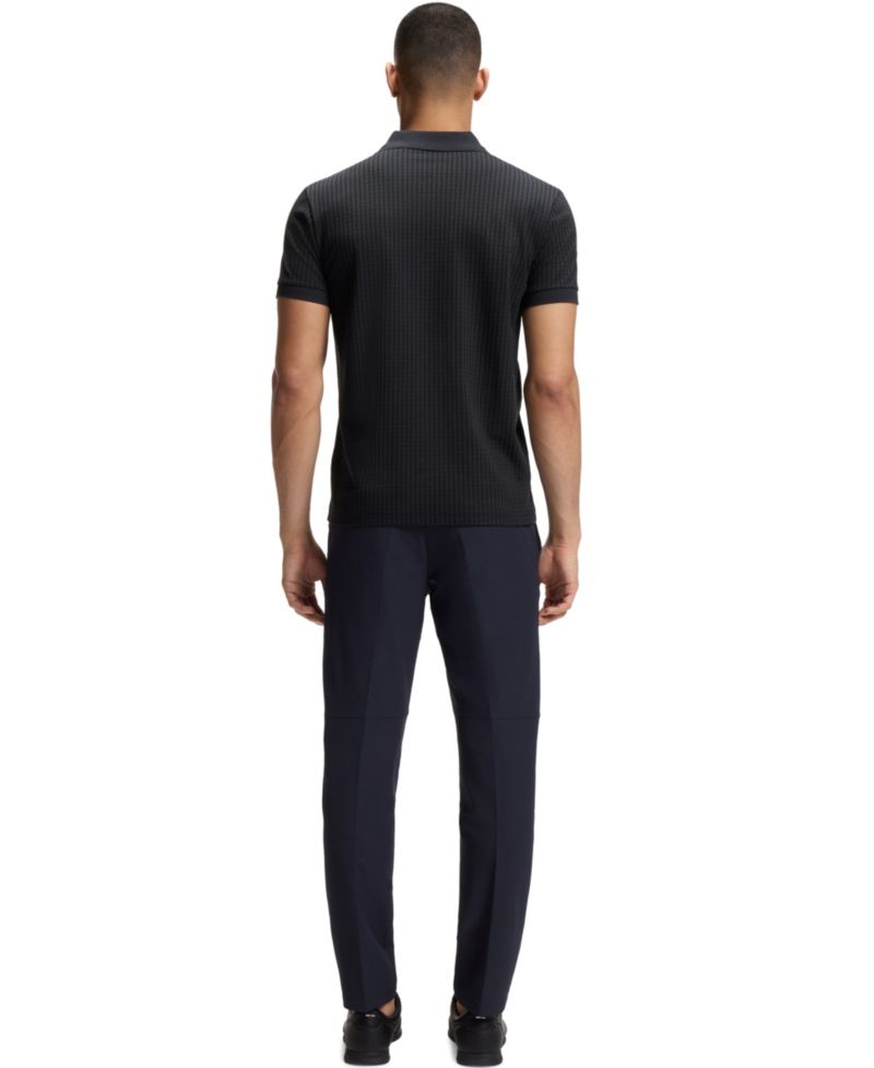 Men's Cotton-Piqu&eacute; All-Over Print Polo Shirt