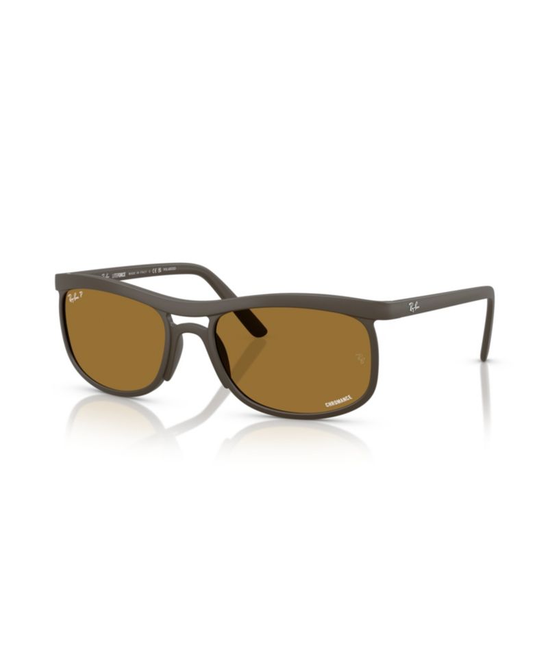 Unisex Polarized Lenses Lite Force Square Sunglasses, RB4452 RB4452CH