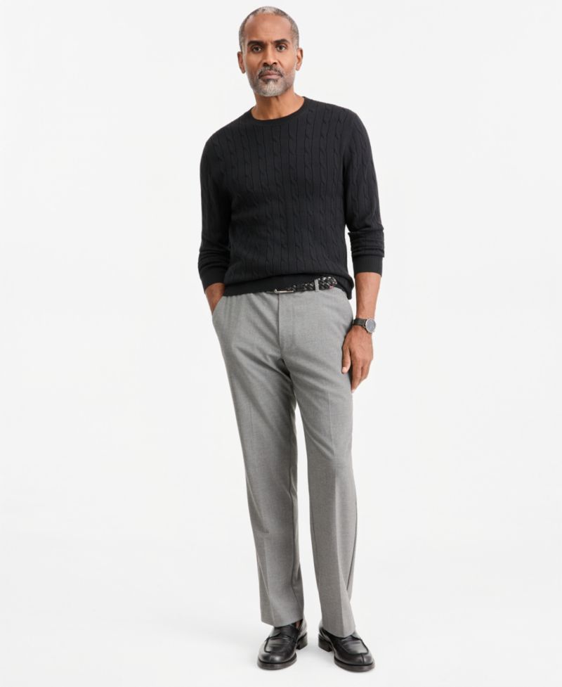 Men's Cable-Knit Crewneck Sweater, Macy's Exclusive