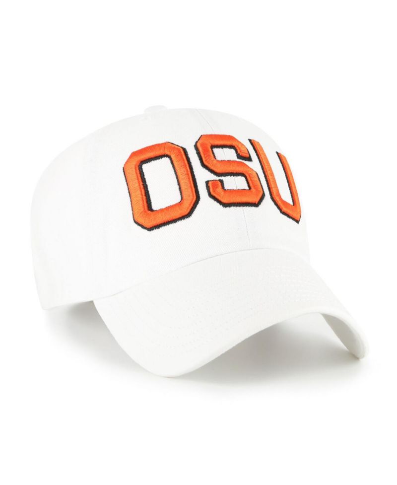Men's White Oregon State Beavers Vault Clean Up Adjustable Hat