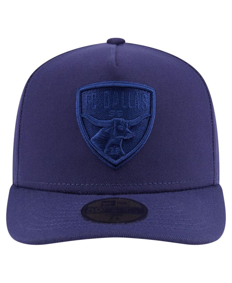 Men's Navy FC Dallas Color Pack A-Frame 59FIFTY Fitted Hat