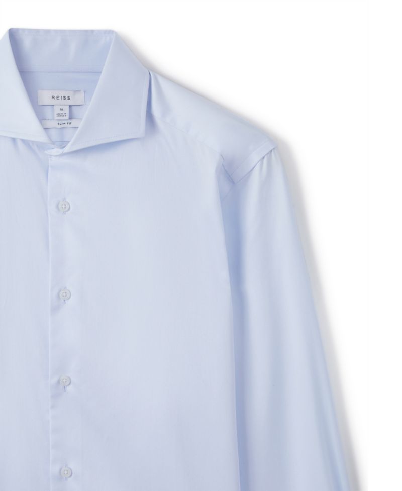 Men's Storm Slim-Fit Long-Sleeve Cutaway-Collar Dress Shirt