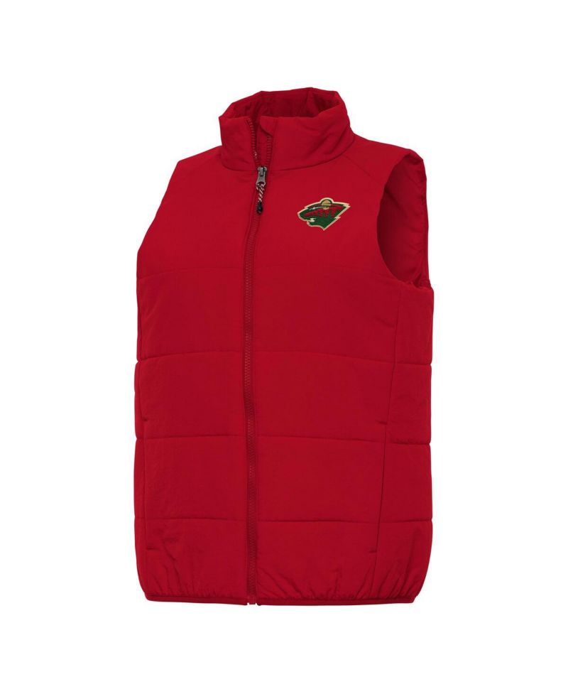 Women's Red Minnesota Wild Experience Full-Zip Vest