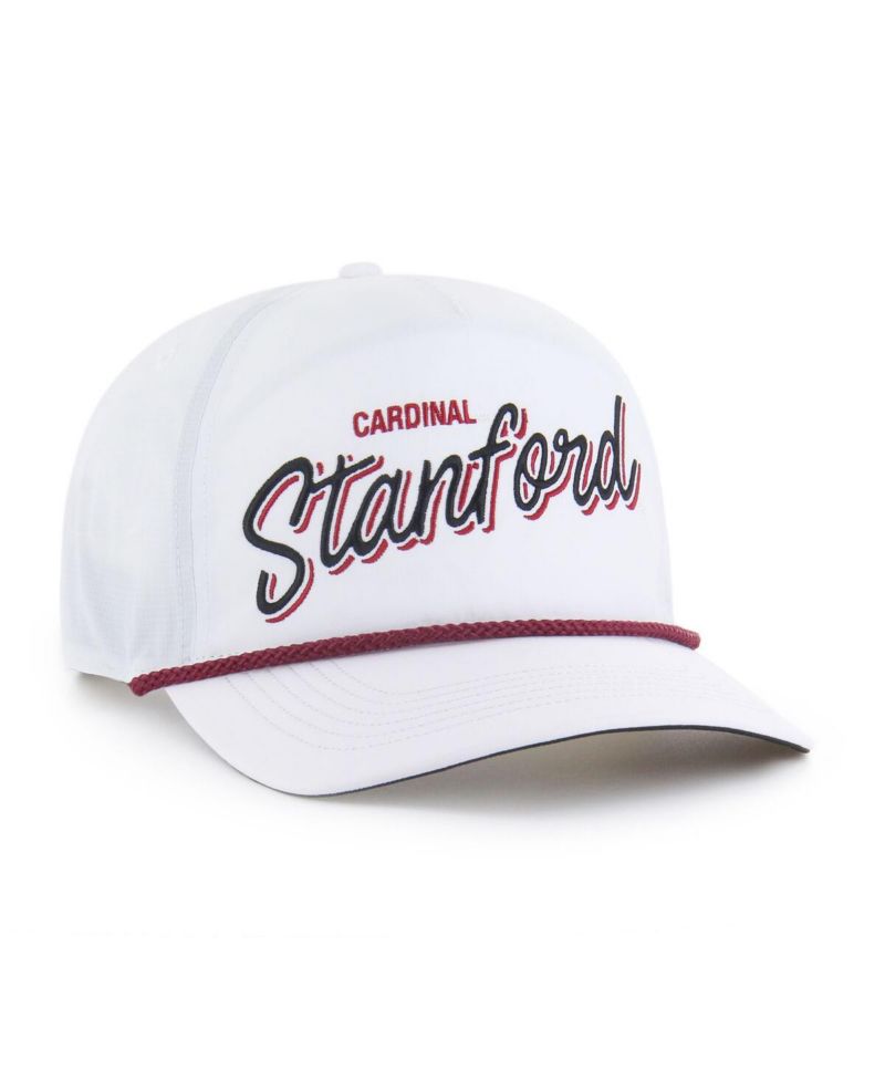 Men's White Stanford Cardinal Fairway Hitch Adjustable Hat