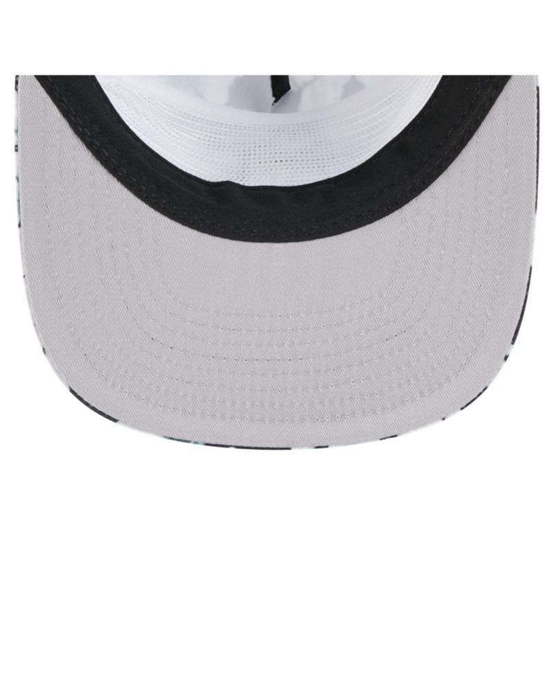 Men's Black Chicago White Sox Adventure Pattern Golfer Trucker Snapback Hat