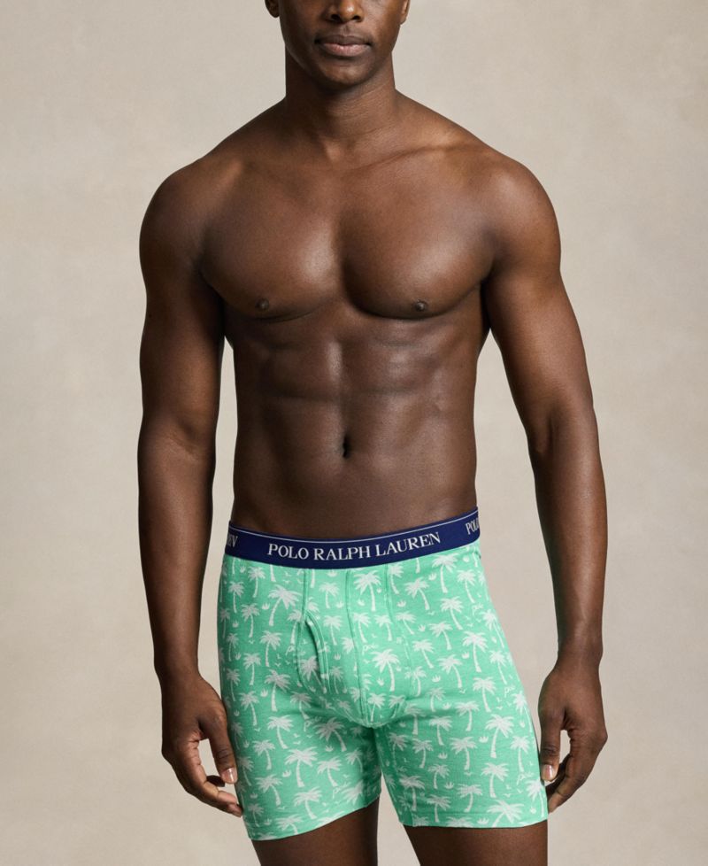 Men's Classic Cotton Knit Boxer Briefs , 3-Pack Set