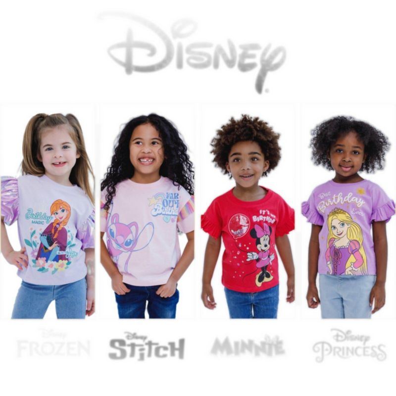 Toddler Girls Birthday Graphic T-Shirt