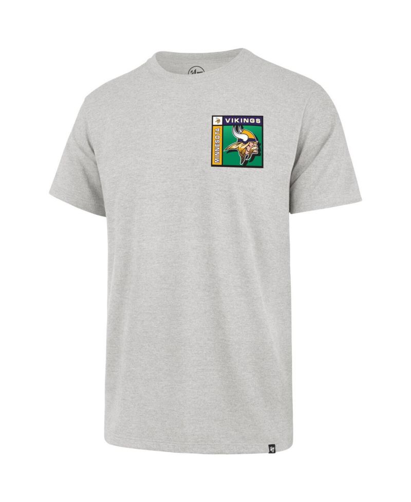 Men's Gray Minnesota Vikings Chrome Plate Franklin T-Shirt