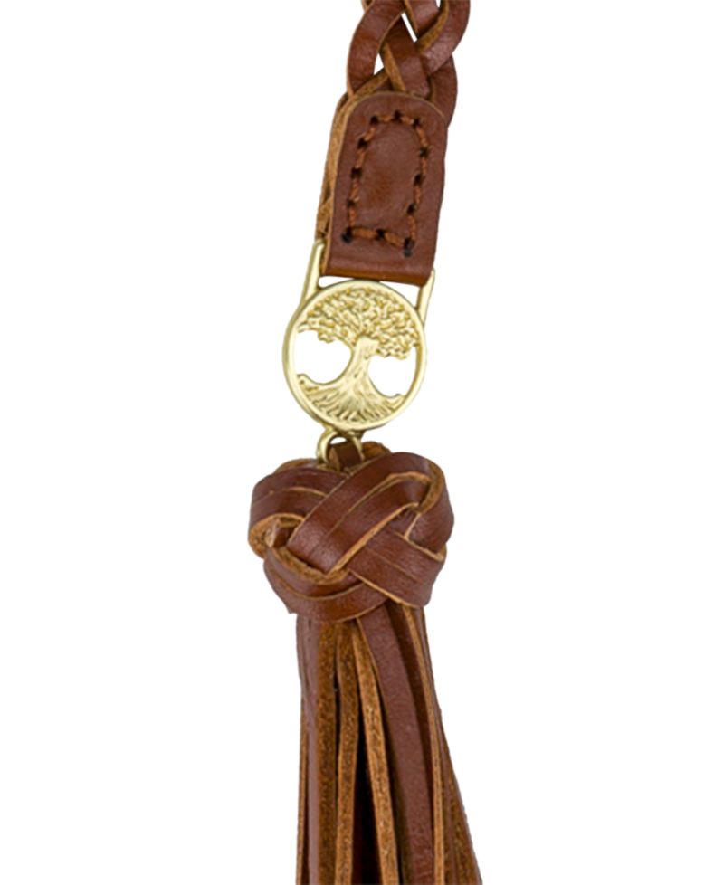 Wrapped Leather Collection Lariat Necklace
