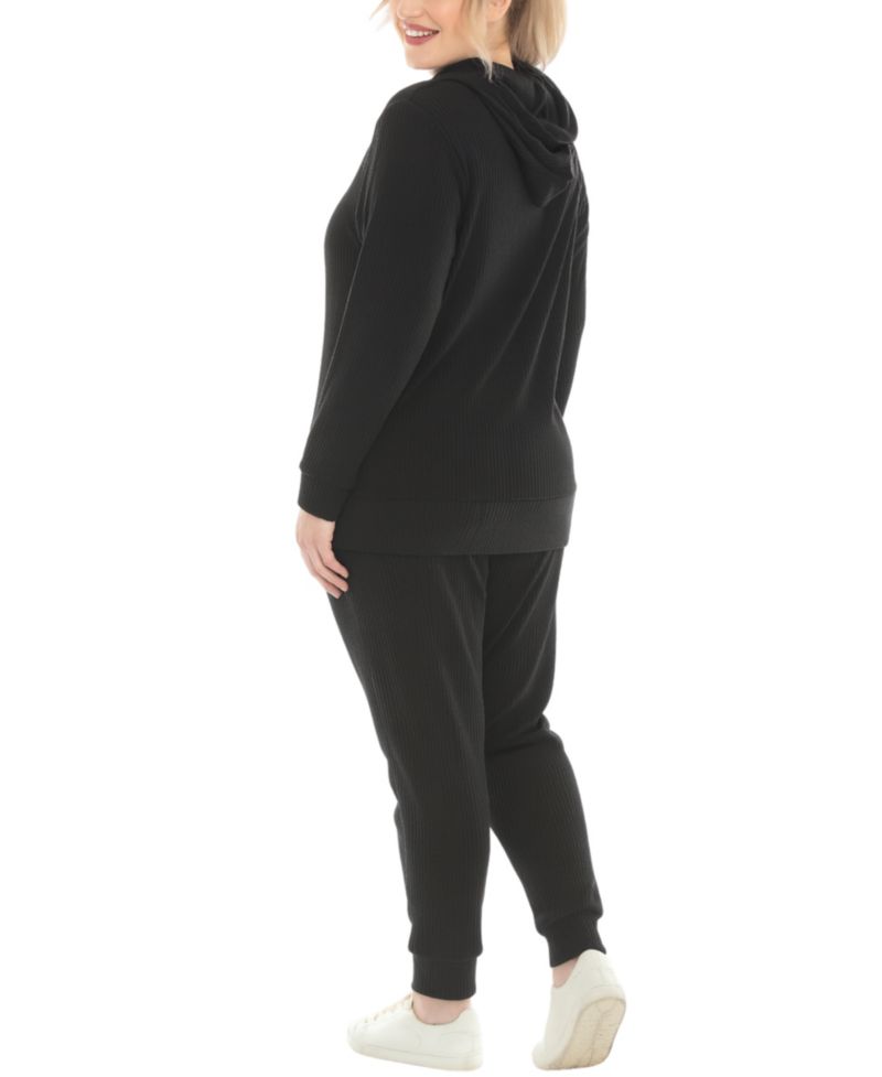 Plus Size Super Soft Two Piece Ribbed Set