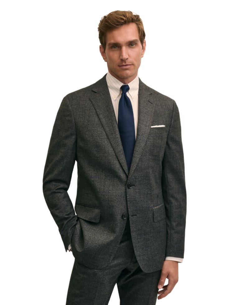 Brooks Brothers Men's Classic-Fit Wool Blend Suit Separates Jacket