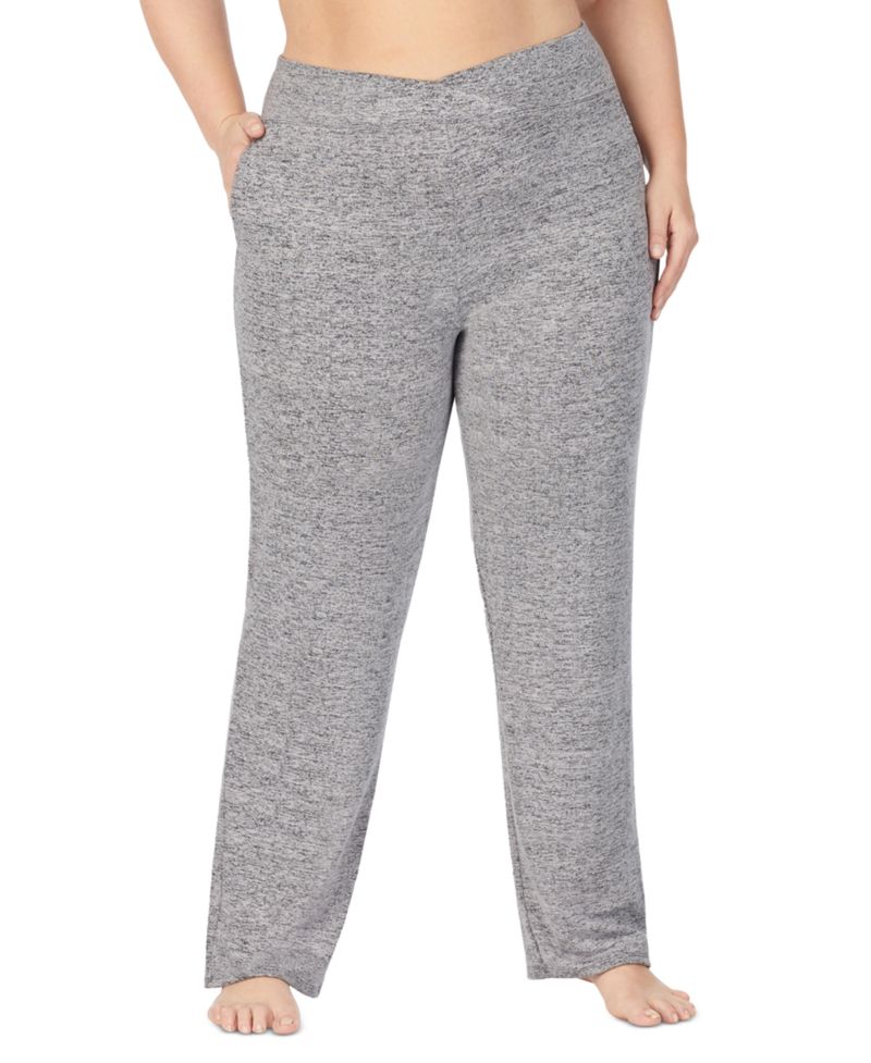Plus Size SoftKnit Sweater-Knit Lounge Pants
