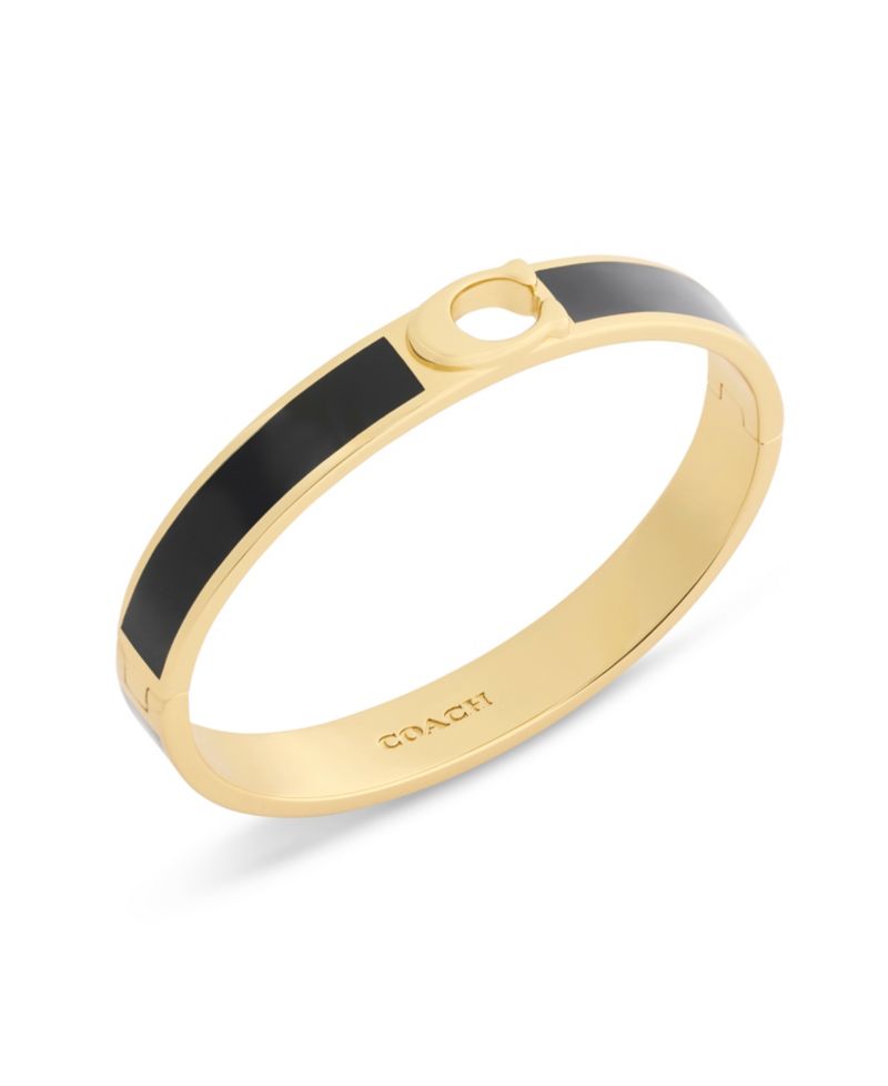 Chalk Signature C Enamel Bangle Bracelet