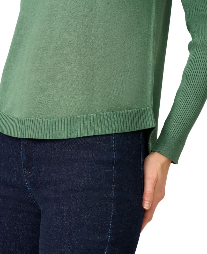 Women's Boat Neck Long-Sleeve Sweater