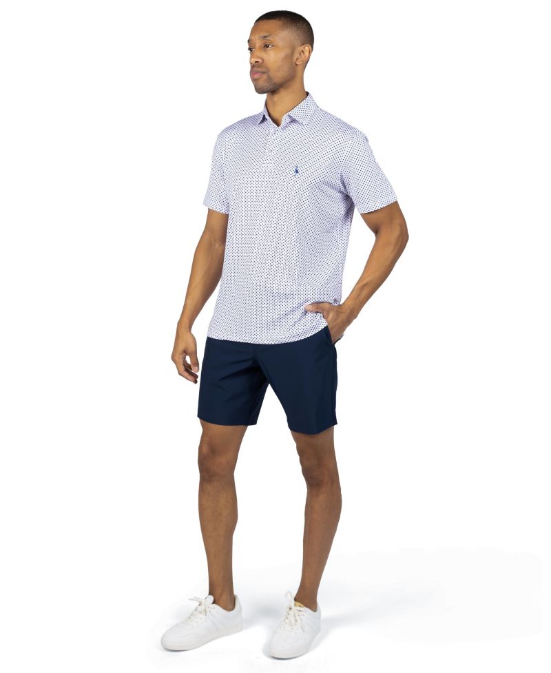 Men's Stars Printed Performance Polo