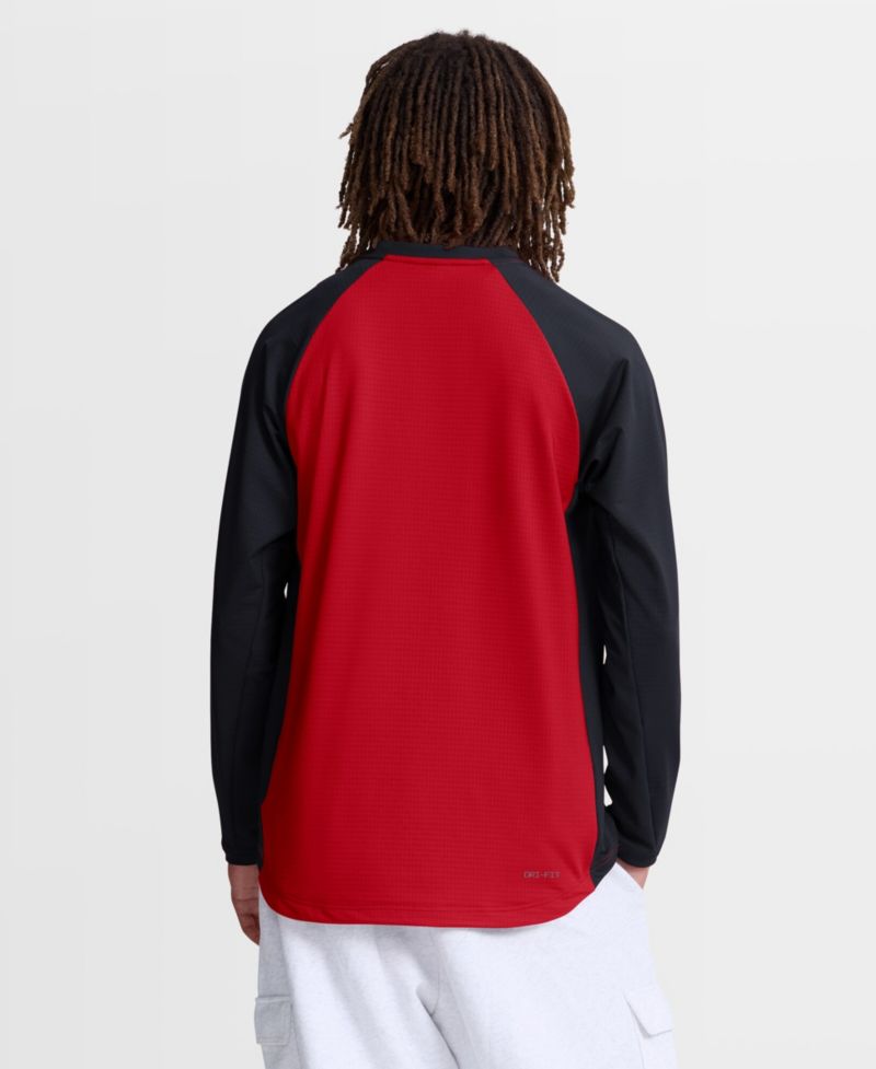 Men's Red Minnesota Twins Authentic Collection Raglan Dri-FIT Sweatshirt
