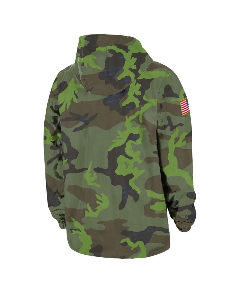 Men's Camo Kentucky Wildcats Hoodie Full-Snap Jacket