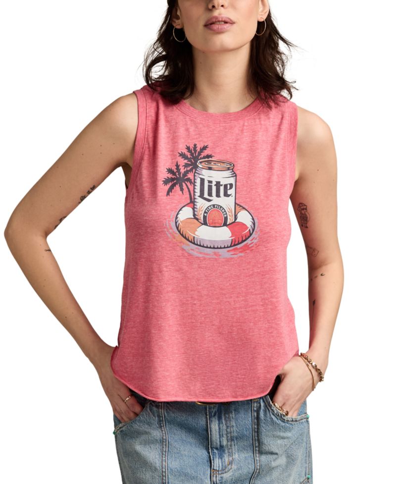 Women's Miller Lite Floaty Sleeveless T-Shirt