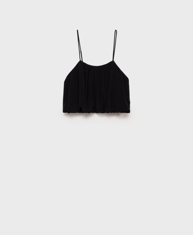 Women's Balloon Crop Top
