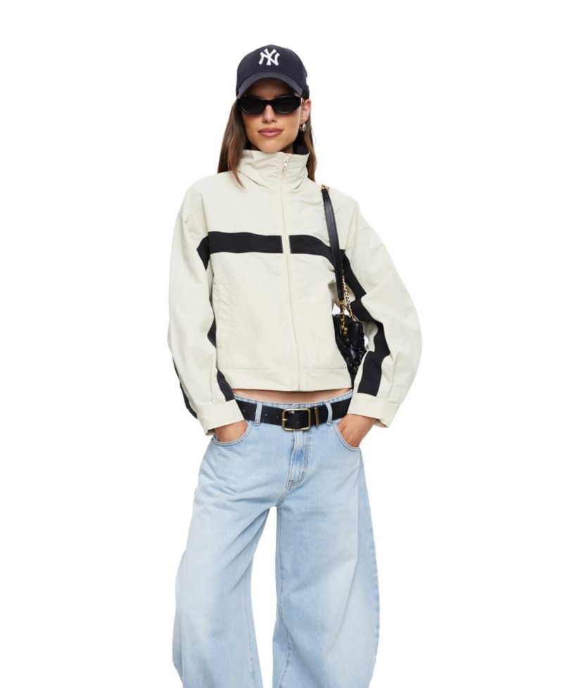 Women's Essential High-Neck Windbreaker Jacket