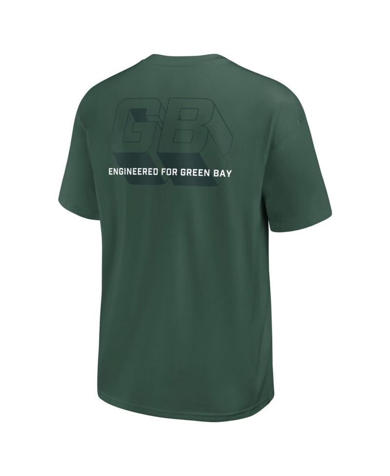 Men's Green Green Bay Packers Dominate the Game Essential Max90 T-Shirt