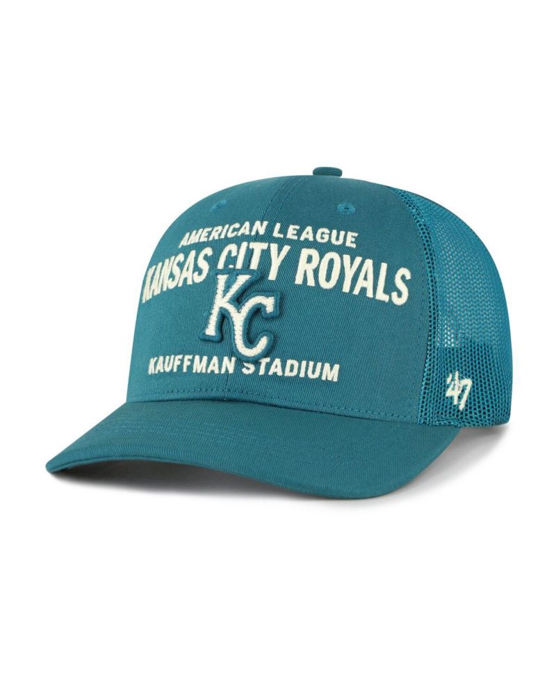 Men's Teal Kansas City Royals Contemporary Hitch Adjustable Trucker Hat