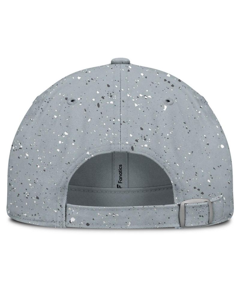 Women's Gray Chicago Blackhawks Heritage Snow Day Speckle Adjustable Hat
