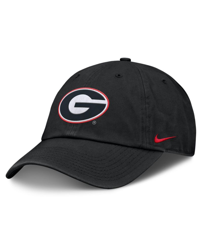 Men's Black Georgia Bulldogs Club Dri-FIT Adjustable Hat