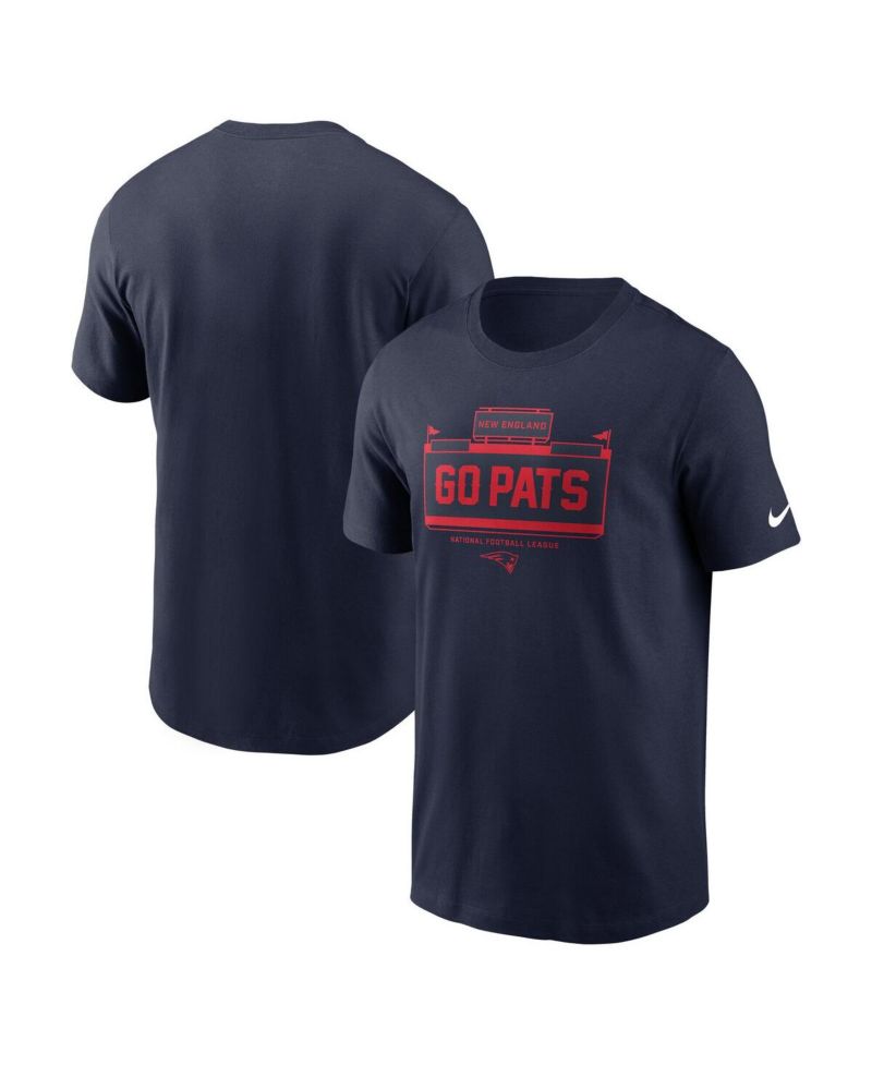 Men's Navy New England Patriots Primetime Local Essential T-Shirt
