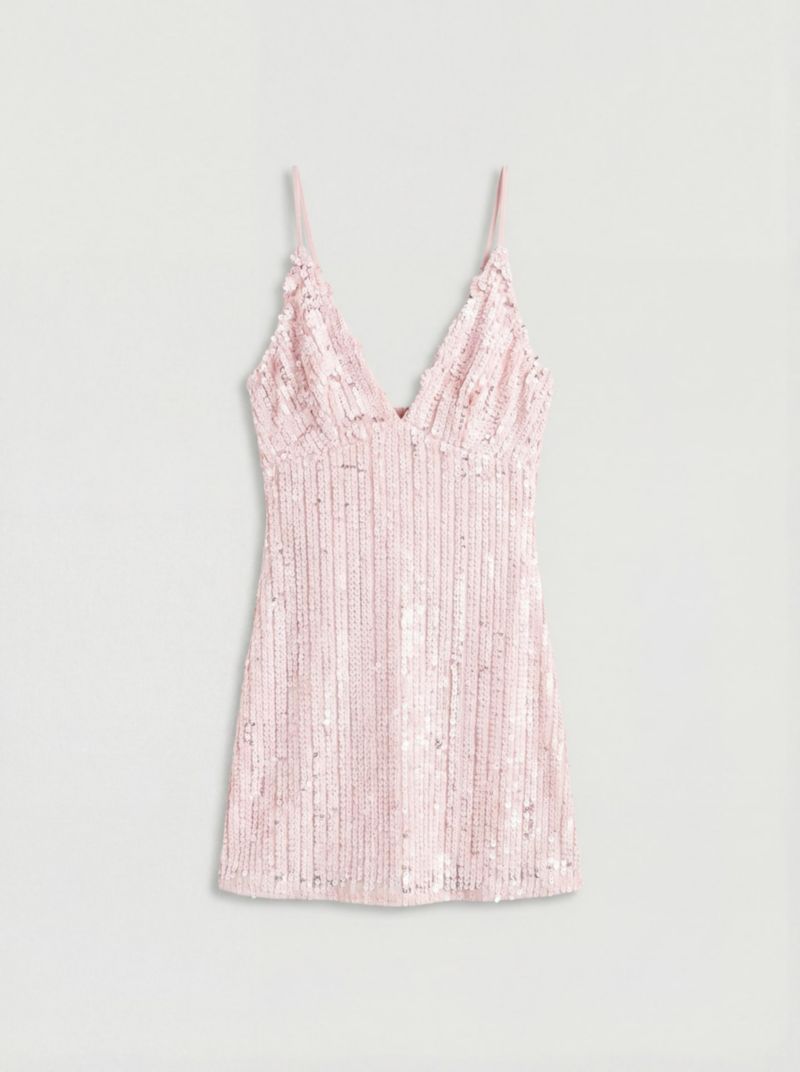 Women's Embellished Strappy Mini Dress