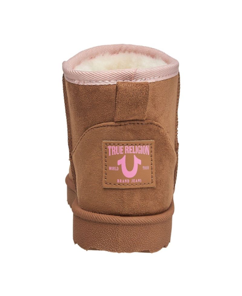Little Girls' Lizzo Logo Patch Cozy Boot