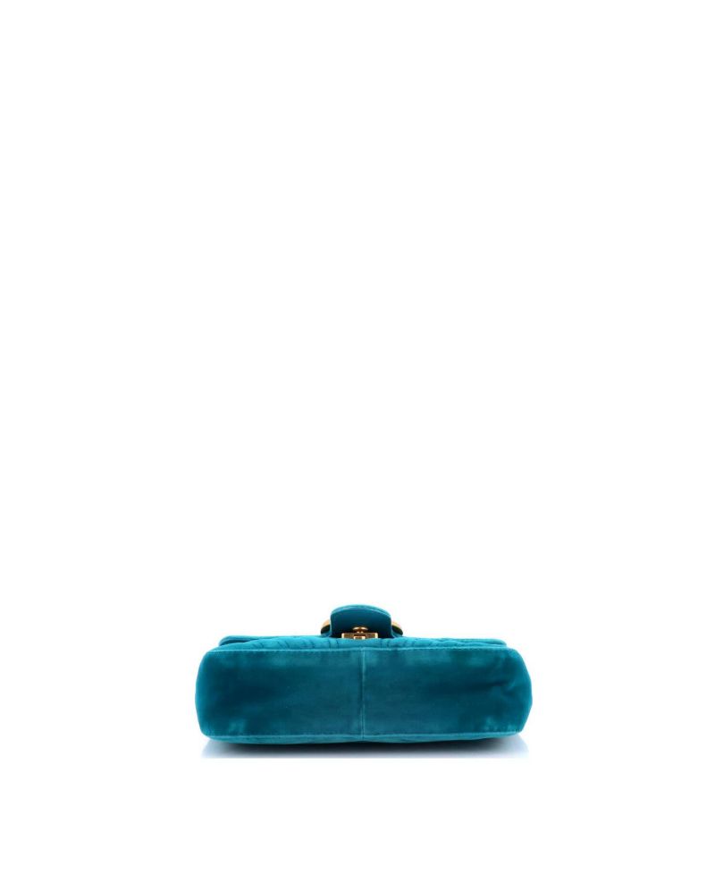 Small GG Marmont Flap Bag Matelasse Velvet
