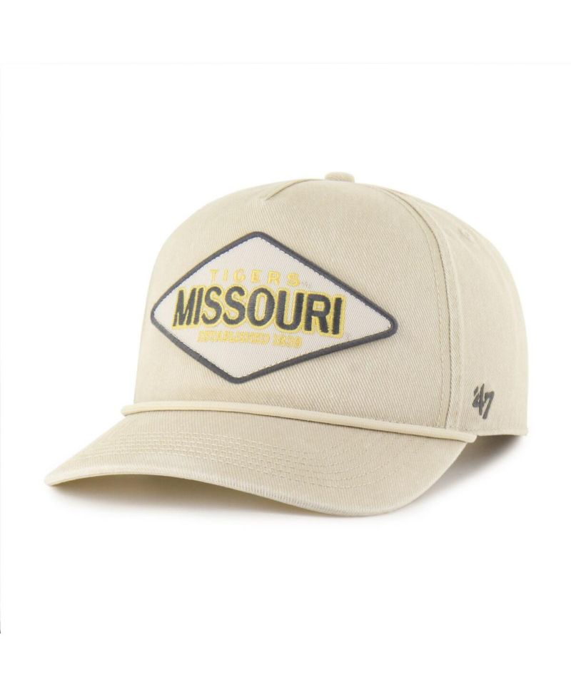 Men's and Women's Cream Missouri Tigers Outdoorsmen Cairn Hitch Adjustable Hat