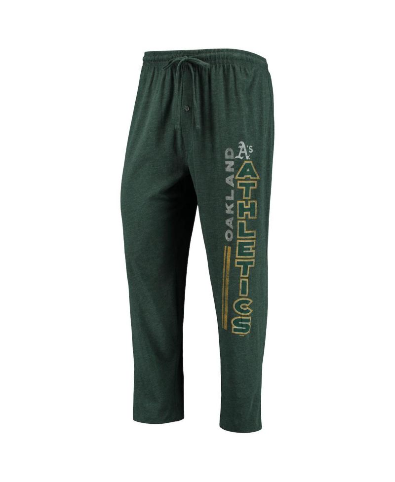 Men's Green, Gold Oakland Athletics Meter T-shirt and Pants Sleep Set