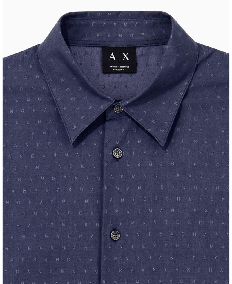 Men's Cotton Jacquard Woven Shirt