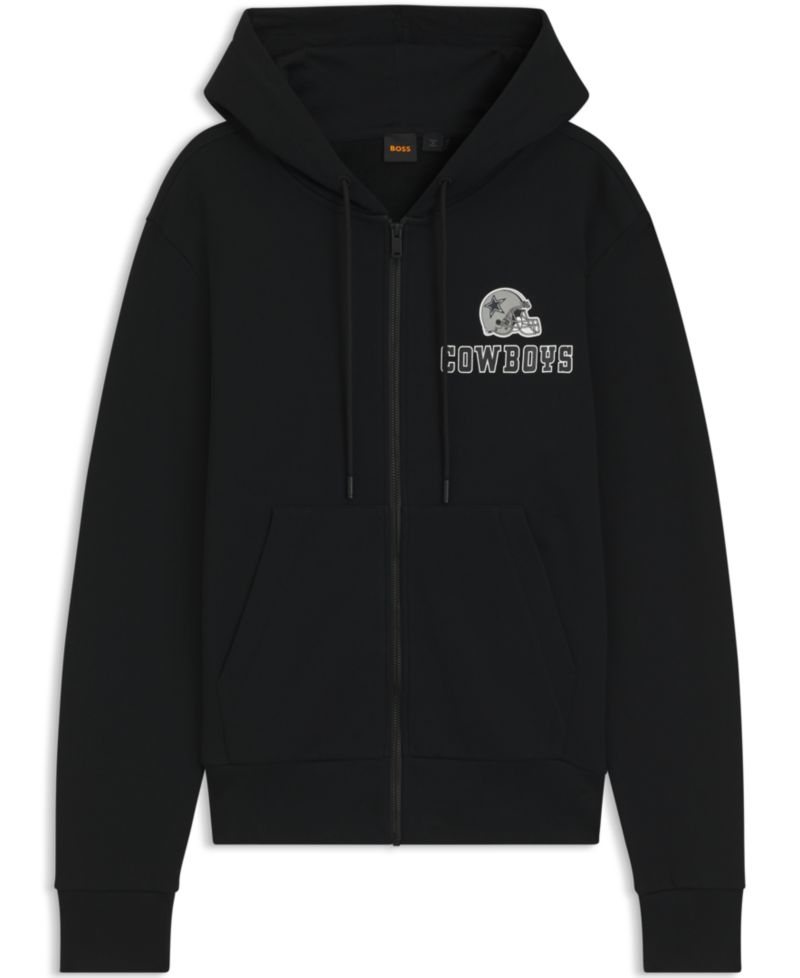 BOSS x DALLAS COWBOYS Regular Fit Zip-Up Hoodie