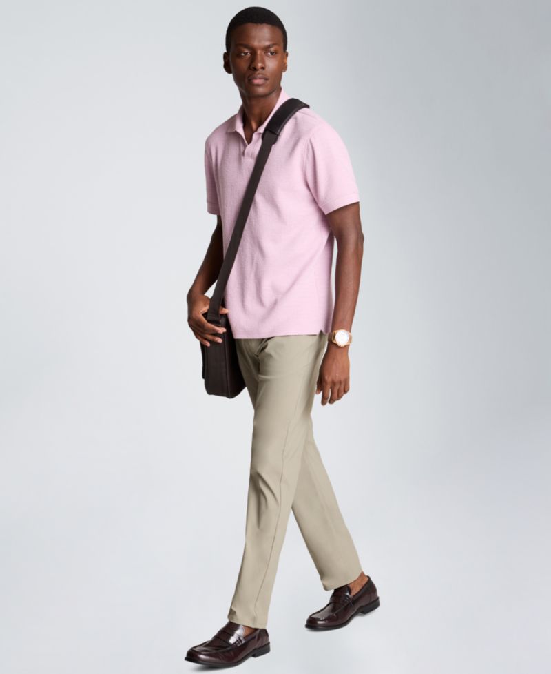 Men's Short-Sleeve Slim-Fit Polo Shirt