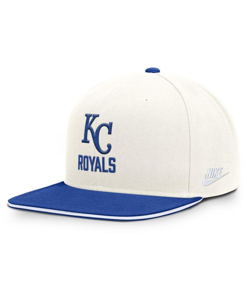 Men's Cream/Royal Kansas City Royals Cooperstown Pro Dri-FIT Snapback Hat