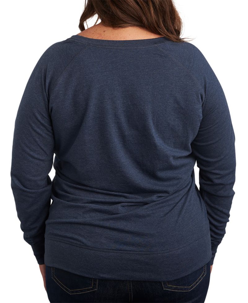 Plus Size Peanuts Patriotic Yacht Club French Terry Long-Sleeve Sweatshirt