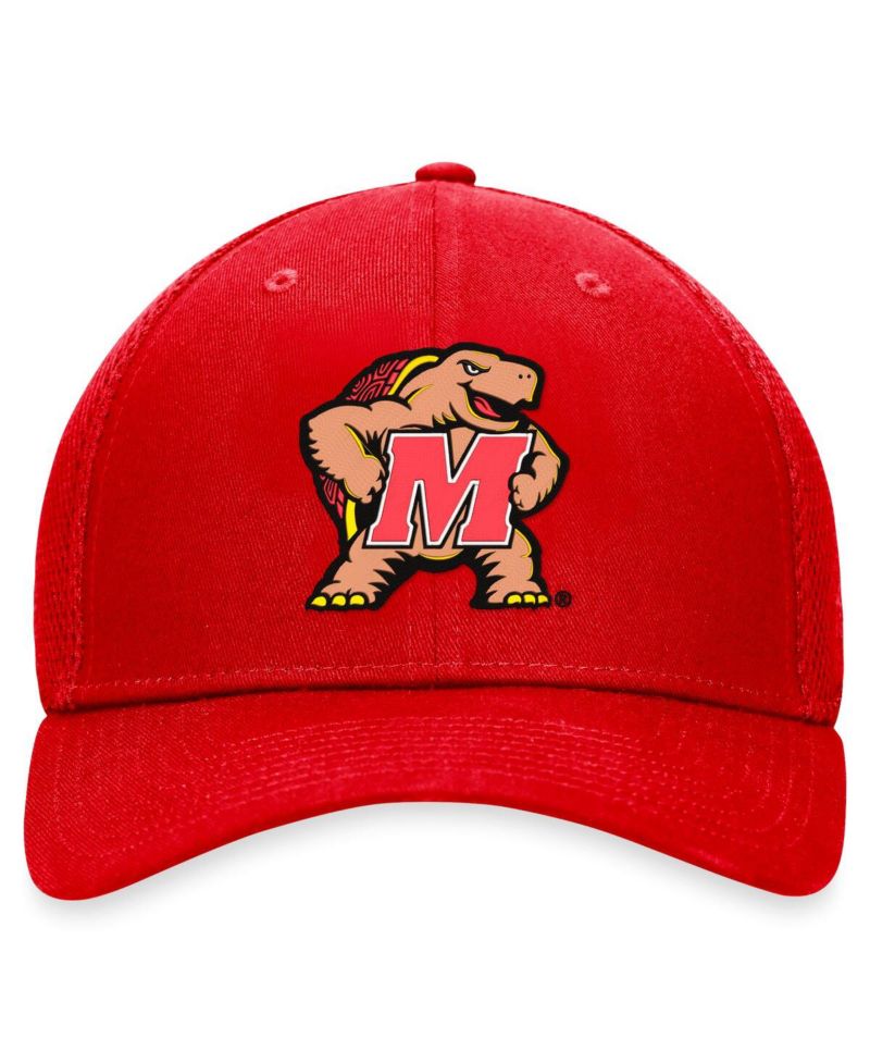 Men's Red Maryland Terrapins Spacer Flex Hat