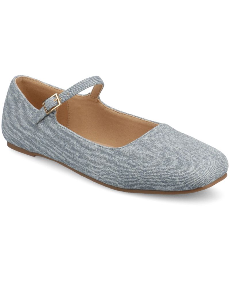 Women's Carrie Square Toe Mary Jane Flats