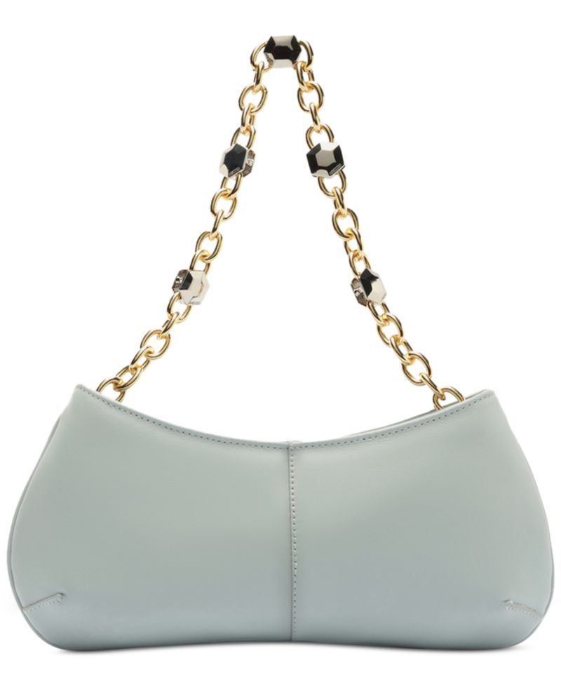 Luna Small Slim Shoulder Leather Baguette