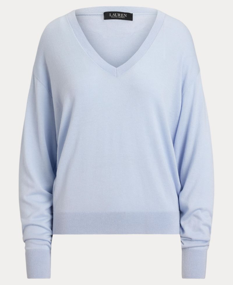 Women's Long-Sleeve V-Neck Sweater