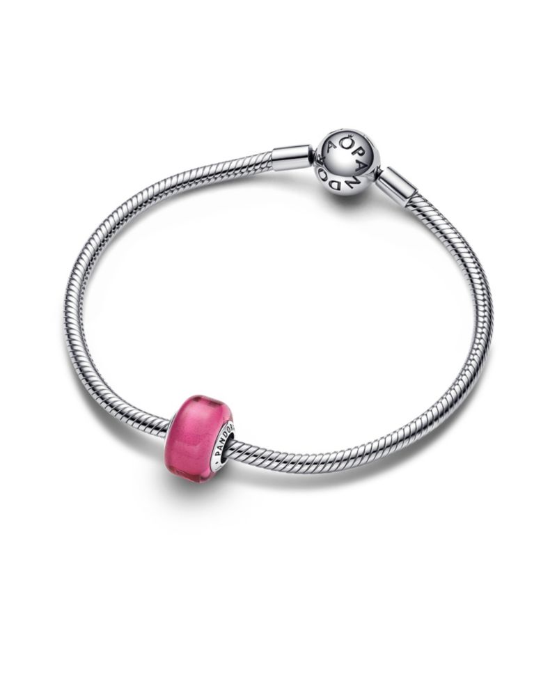 Sterling Silver with Murano Glass Charm