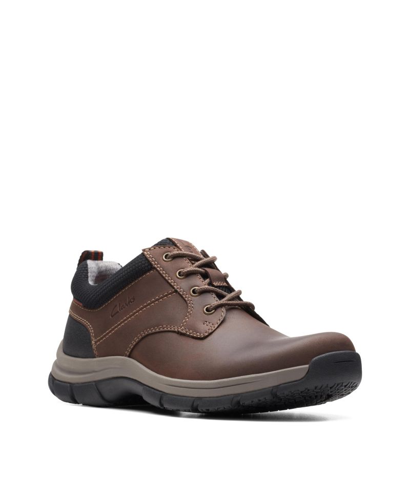 Men's Collection Walpath Leather Low Top Lace Up Sneaker
