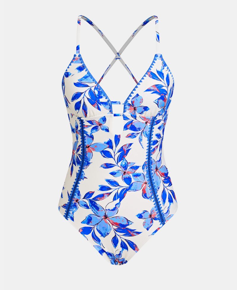 Women's Act of Self-Love Floral One-Piece Swimsuit