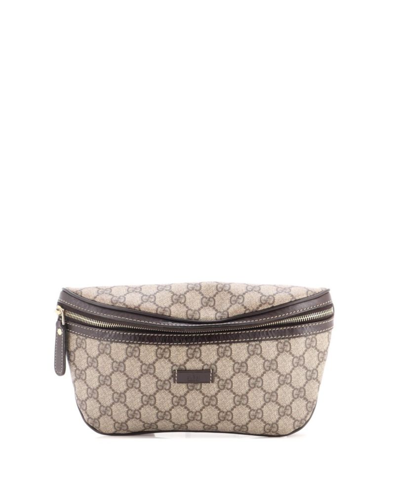 Small Belt Bag GG Coated Canvas with Leather